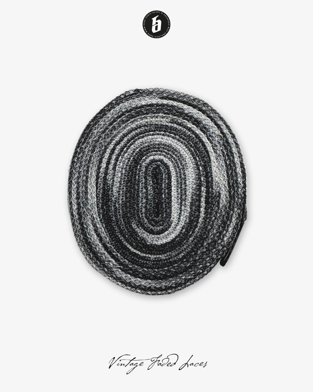 Sneaker Schnürsenkel Vintage Faded Laces »Grey Stone«