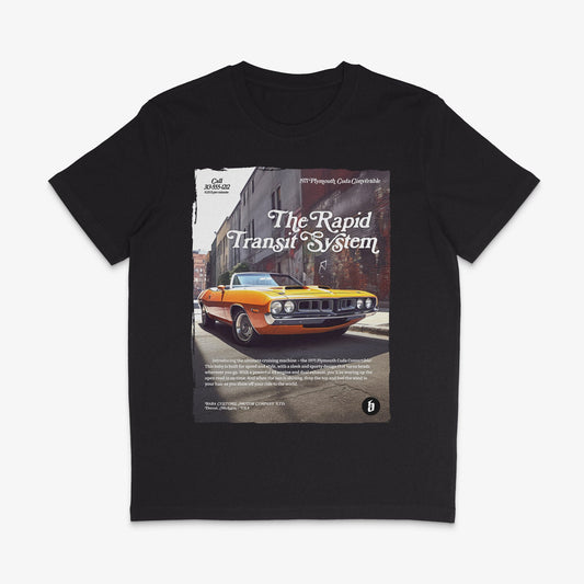 Organic T-Shirt »1971 Plymouth Cuda Convertible – Classic Cars« unisex - Baba Customs®