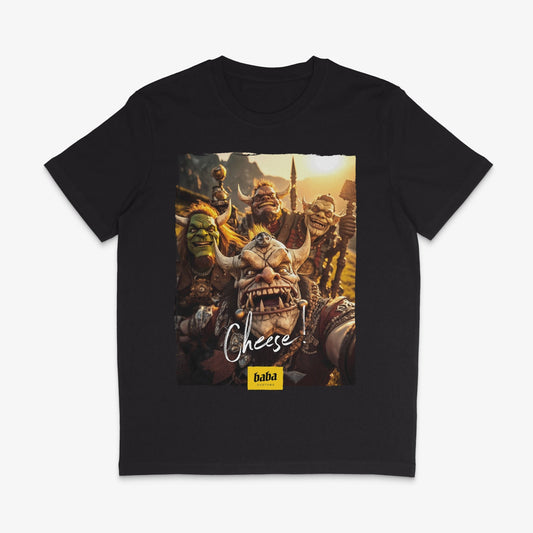 Organic T-Shirt »Cheese! Warriors« unisex - Baba Customs®