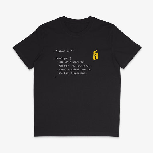 Organic T-Shirt »Developer Skills« unisex - Baba Customs®