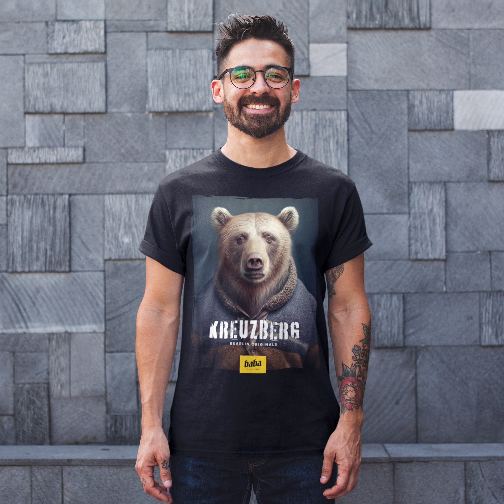 Organic T-Shirt »Kreuzberg – Bearlin Originals« unisex - Baba Customs®