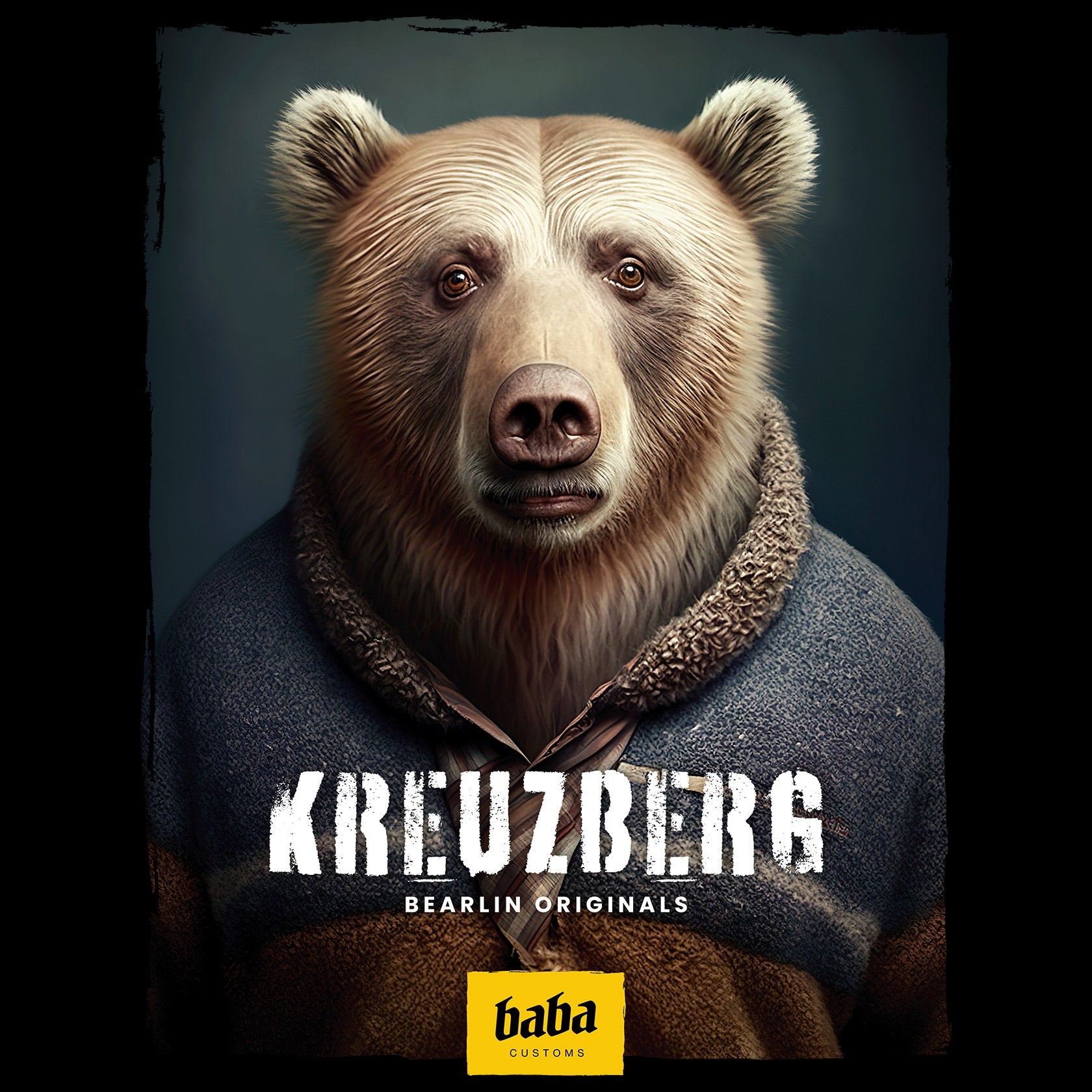 Organic T-Shirt »Kreuzberg – Bearlin Originals« unisex - Baba Customs®